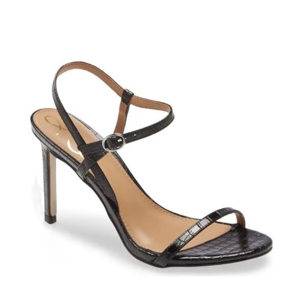 SAM EDELMAN Doran Strappy Sandal in Black 8.5 - Picture 1 of 12